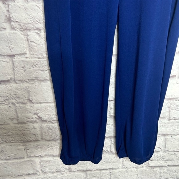 Tibi Blue Flutter Sleeve Jumpsuit - Picture 7 of 13